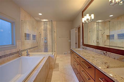 On our site, there are 5 options for small primary bathrooms, 51 different styles for medium bathrooms, and 11 design idea for large primary bathrooms. 24 Incredible Master Bathroom Designs