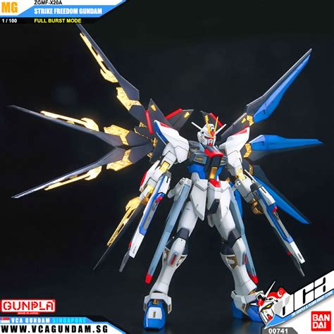 Gunpla Mg Strike Freedom Gundam Full Burst Mode Vca Gundam Singapore