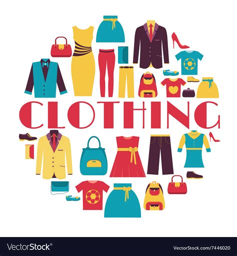 Fashion Clothing Infographics Template Concept Vector Image