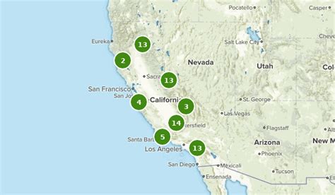 Natural Hot Springs California Map Map