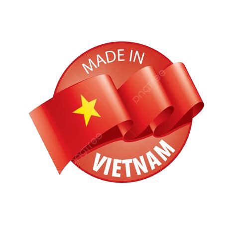 Vector Illustration Of The Flag Of Vietnam Set Against A White