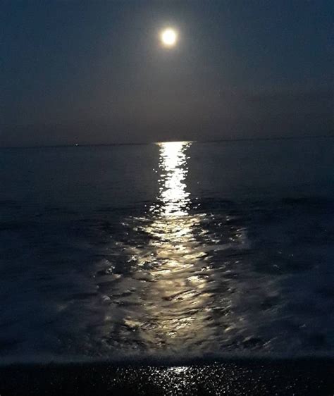 Foto Meteo Riflesso Chiaro Di Luna Sul Mare 3b Meteo