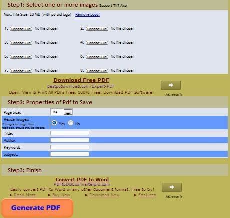 Merge multiple jpg images into a single pdf file. Free Online Picture to PDF Converter - Convert Any Picture ...