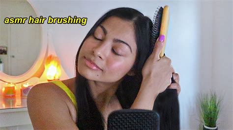 FINALLY TRYING ASMR HAIR BRUSHING FOR THE FIRST TIME I HOPE YOU LIKE