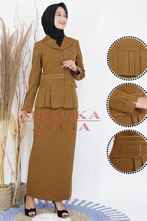Kantor yang mewajibkan seragam kerja baik berupa kemeja kerja atau seragam sipil harian biasanya memilih warna aman. 20 Gambar Model Baju Dinas PNS Wanita Berjilbab Terbaru ...
