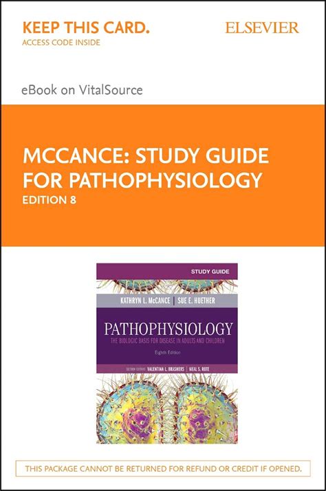 Study Guide For Pathophysiology Elsevier Ebook On