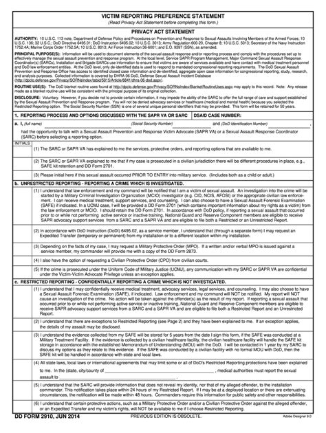 Dd 2910 2014 2024 Form Fill Out And Sign Printable Pdf Template