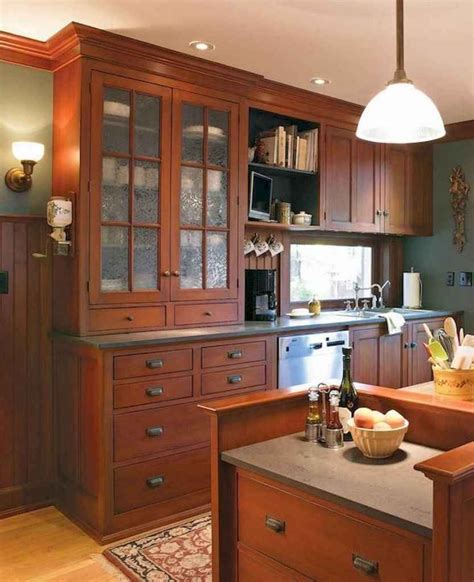40 Awesome Craftsman Style Kitchen Design Ideas 14 Kitchen Cabinet