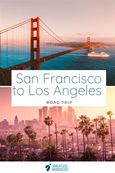 A Perfect San Francisco To Los Angeles Road Trip Itinerary California