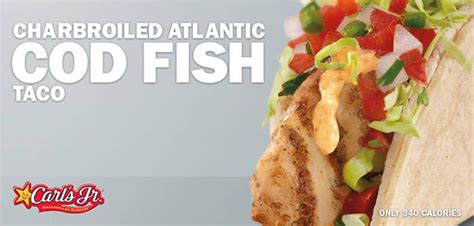 Featured products available at participating locations only. Charbroiled Atlantic Cod Fish Sandwich Return to Carl's Jr ...