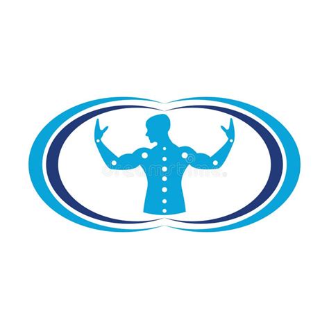 Physical Therapy Logo Design Icon Vector Illustration Stock Illustration Illustration Of