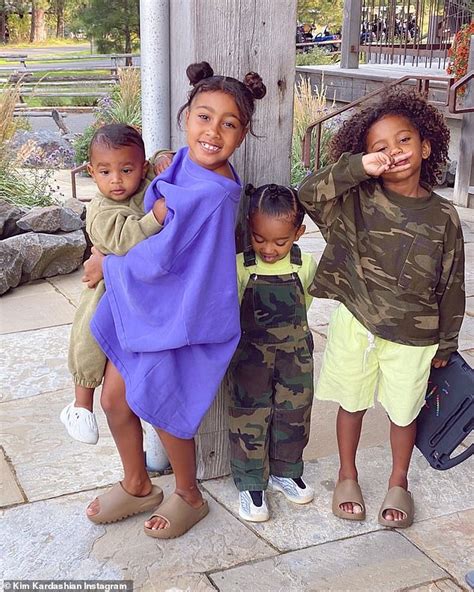 Kim Kardashian Shares Portraits Of Four Children And Husband Kanye West