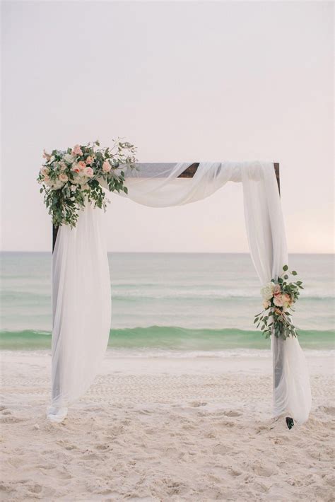 Simple Beach Wedding Decor Inspiration Florida Wedding Flowers