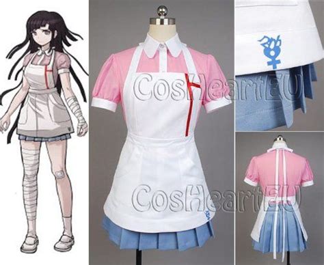 Super Danganronpa Mikan Tsumiki Cosplay Costume XL CosheartEU Amazon Co Uk Dp