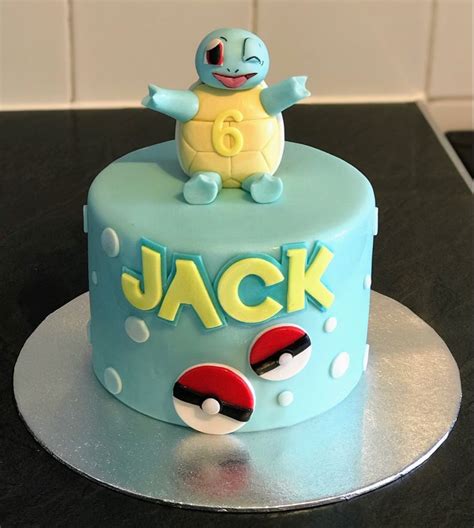 Pokemon Squirtle Cake In 2021 Cake Desserts Food