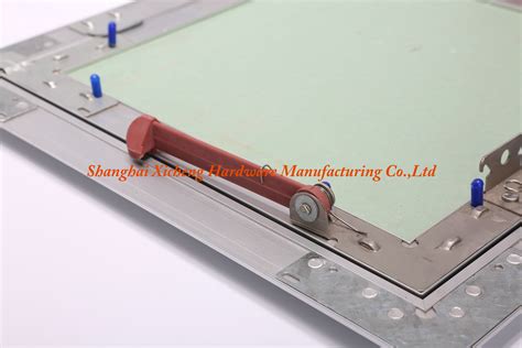 Spring Open System Aluminum Access Panel , Red Hook Drywall Ceiling
