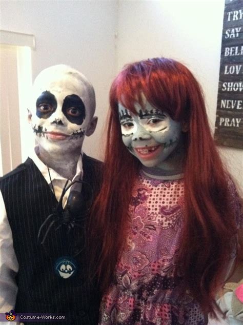Jack Skellington And Sally Costume Ideas For Kids Easy