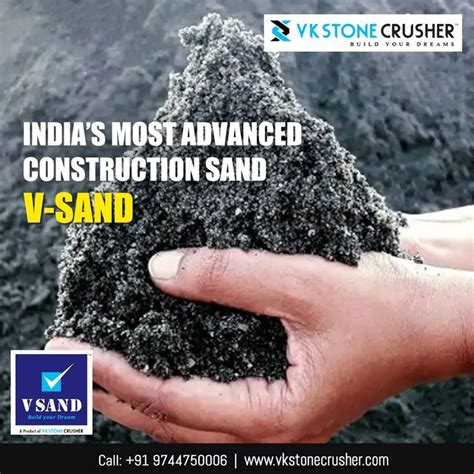 India's Most Advanced Construction Sand - V Sand Contact us for more