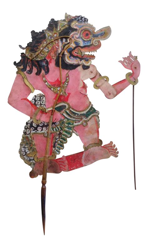 Wayang Kulit Puppet Pattern