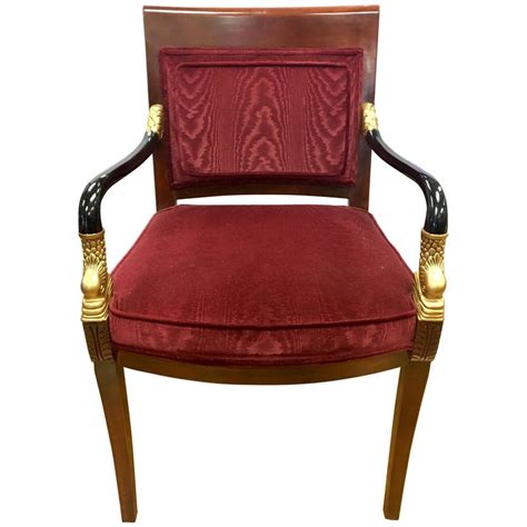 Maybe you would like to learn more about one of these? Century Furniture Biedermeier Burgundy Velvet Chair ...