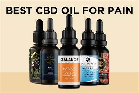 Top 10 Pain Relieving Cbd Oil Brands Pink Joint
