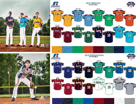 russell athletic and little league® introduce new uniforms for the 2014 little league baseball