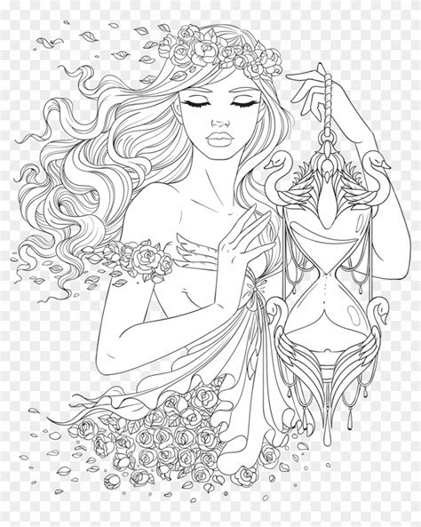 Coloring For Adult Women Coloring Pages