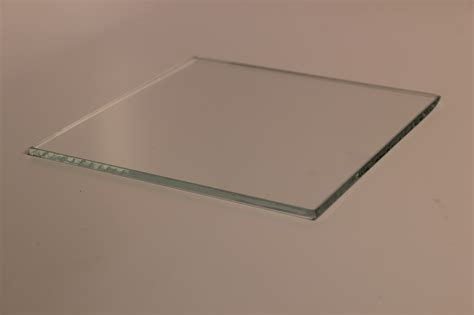 6 Square Low Iron Clear Glass With A Swiped Edge