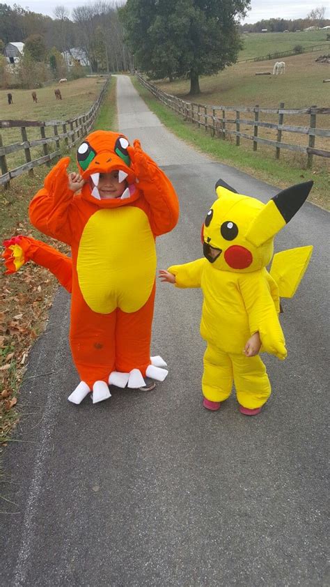 All you have to today i am sharing the last of our pokemon costumes. Charmender & pikachu #costume #pokemon #pokemongo #charmender #pikachu | Pokemon halloween ...