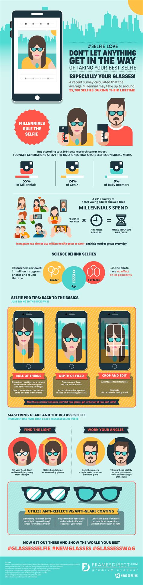 How To Take A Good Selfie Even In Glasses