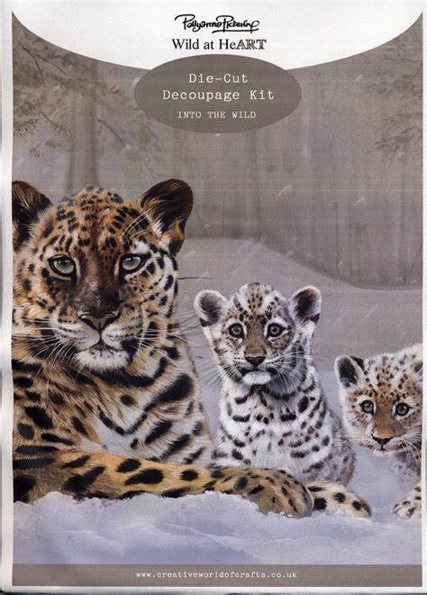 These kits are great for crafters who enjoy making qu Card Making Kit : Amur Leopard - Pollyanna Pickering
