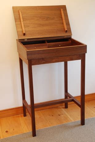 Maybe you would like to learn more about one of these? Handmade Walnut Stand Up Writing Desk | Made in Vermont