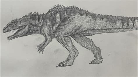 Giganotosaurus Jurassic World Dominion Draw Sexiz Pix