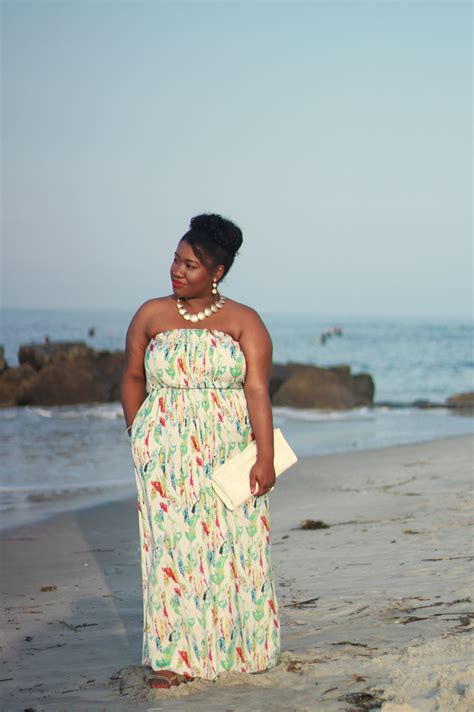 At one side where the bride will be wearing some beach wedding dresses and does not make any sense right? Shapely Chic Sheri - Plus Size Fashion and Style Blog for ...