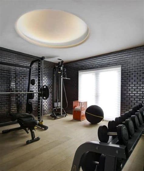 Top 40 Best Home Gym Floor Ideas Fitness Room Flooring Designs