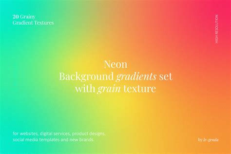 20 Abstract Neon Gradients Textures ~ Creative Market