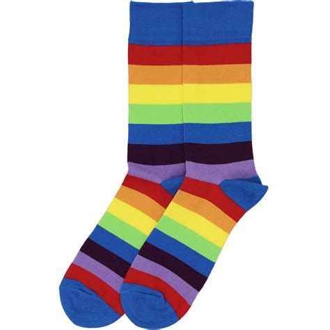 Rainbow Striped Socks Shop At Tiemart Tiemart Inc