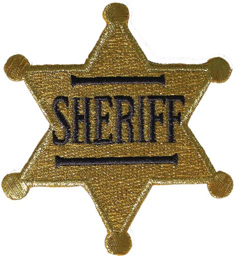Application Cdx Sheriff Badge Patch