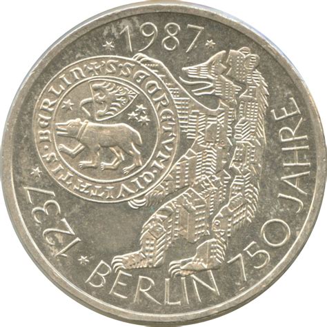10 Deutsche Mark (750 Years Berlin) - Federal Republic of Germany – Numista