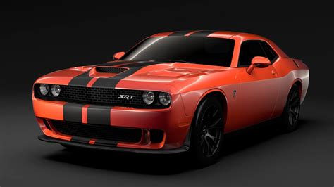 Dodge Challenger Srt Hellcat Go Mangoo 2017 3d Model By Creator 3d