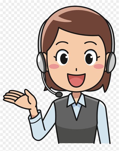 Big Image Call Center Agent Clipart Free Transparent Png Clipart