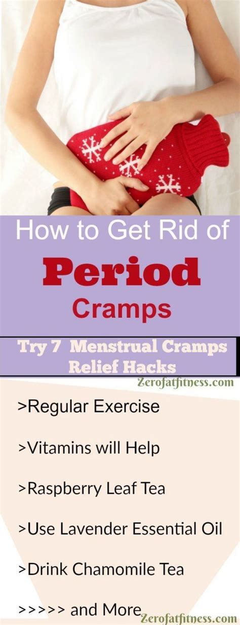 How To Get Rid Of Period Cramps Menstrual Cramps Relief Hacks Periodcramps Backpain Cramps
