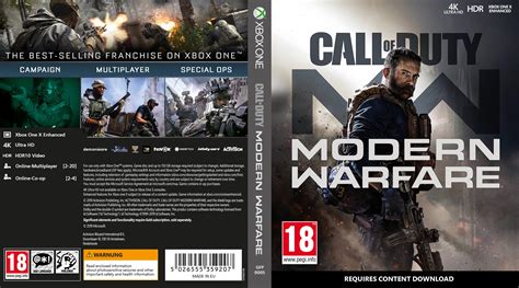 Call Of Duty Modern Warfare Xbox One Custom Cover R Customcovers