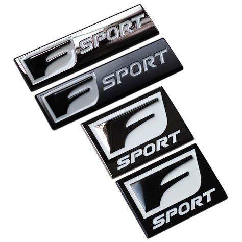 New F Sport 3d Metal Badge Decal Rear Trunk Emblem Sticker For Lexus Is