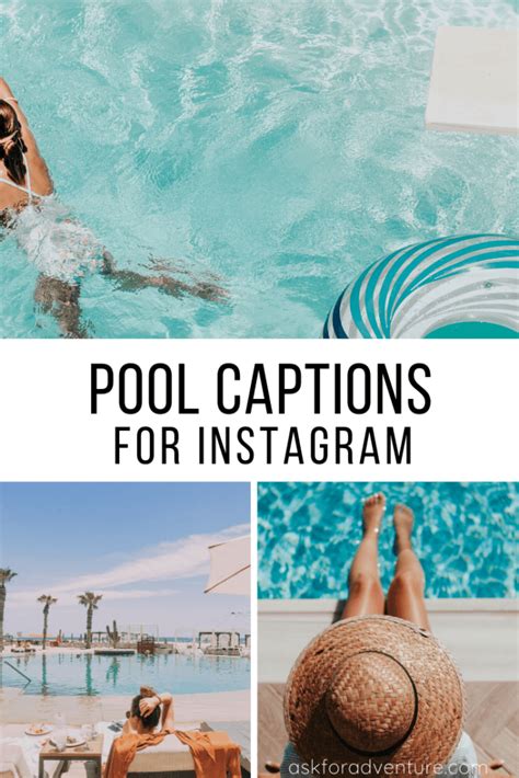 56 Cute Pool Captions For Instagram Poolside Photos Pool Captions Summer Instagram Captions