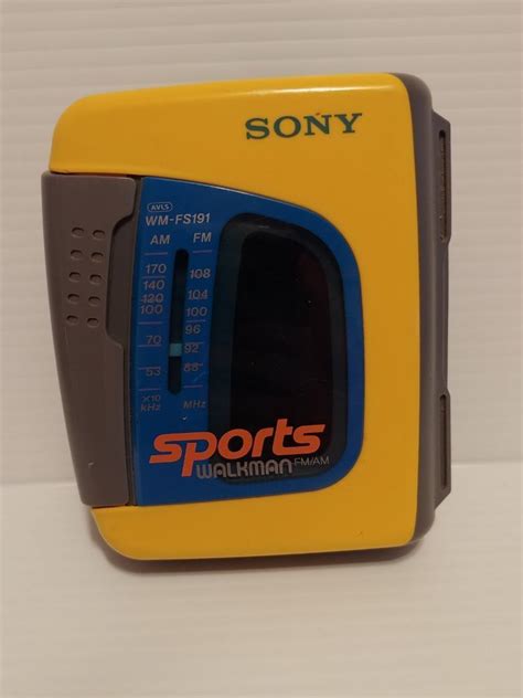 Electronics Portable Audio And Video Sony Sports Walkman Wm Fs191 Amfm