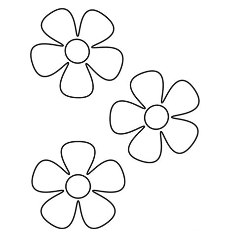 Dibujos Para Colorear De Flor De Petalos Flower Coloring Sheets Flower Coloring Pages