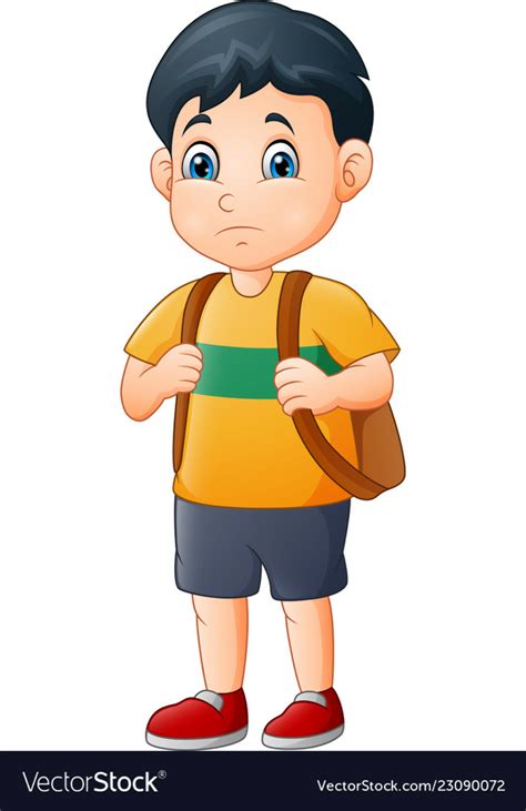Download High Quality Backpack Clipart Boy Transparent Png