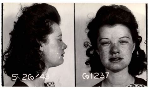 Vintage Mugshots Bad Girls From The 1940s 1960s