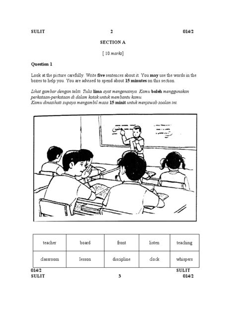 Soalan ENGLISH BI Bahasa Inggeris Tahun 5 Paper 2  PDF  Pedagogy  Communication